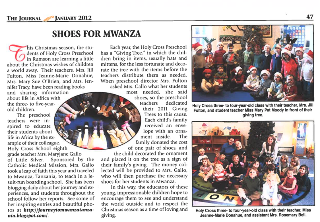 Shoes for Mwanza